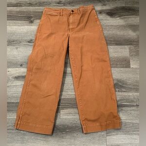 Madewell Full Length Slim Emmett Wide Leg Pants